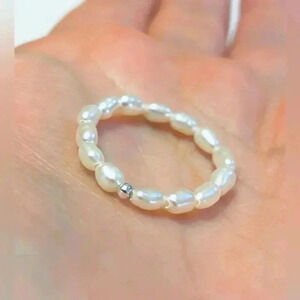 Cute little baby  pearls ring 💍🤗